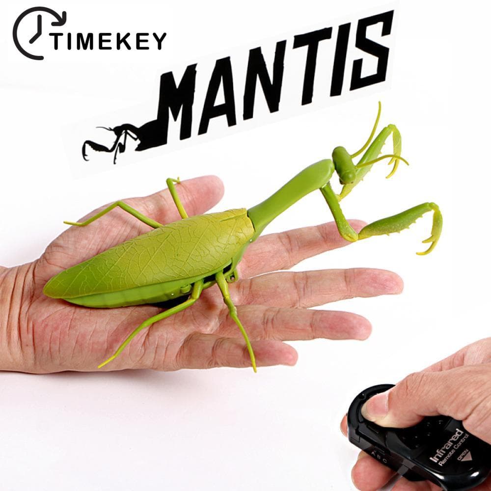 TKEY Controle Remoto Infravermelho De Alta Simulação Elétrico Simular Brinquedo De Truque Em Forma De Louva-A-Deus Para Crianças Animais De Estimação Halloween Natal M9U9