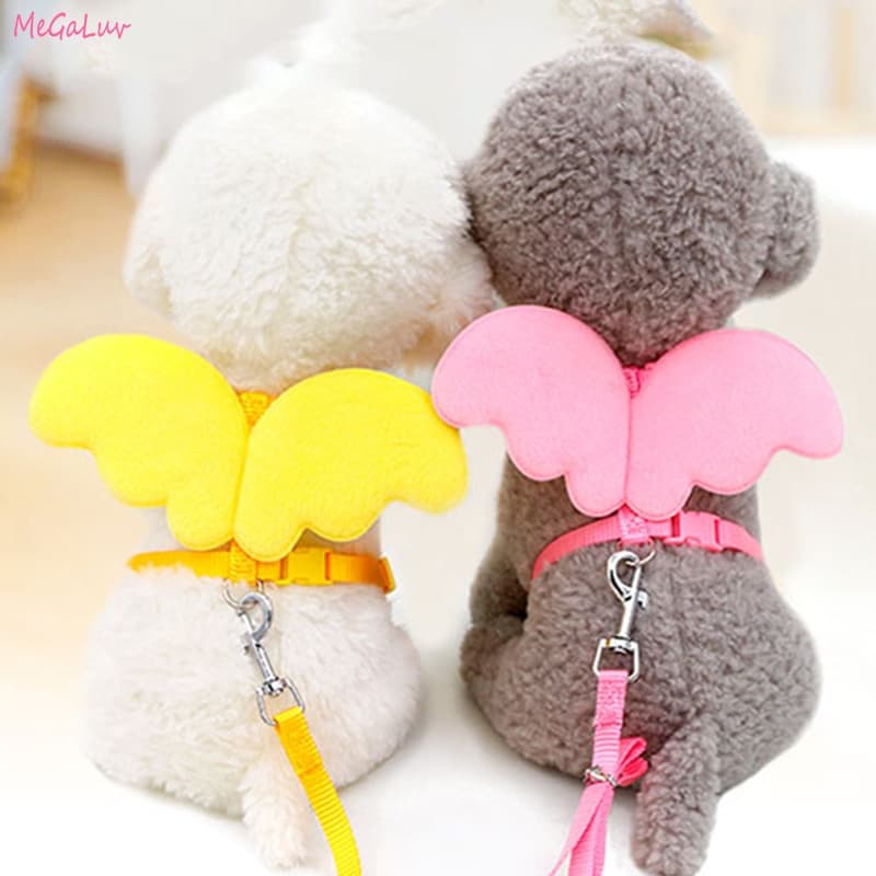 Poliéster Respirável Não Puxar Arnês Do Cão Colete Ângulo Asa Ajustável Arreios Para Animais