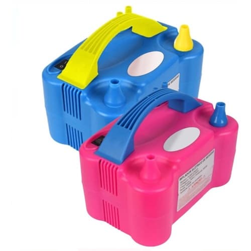 Inflador Compressor Eletrico P/ Encher Balao Bexiga 2 Bicos