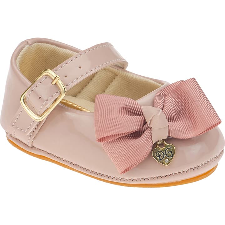 Sapatilha Infantil Menina Bebê Laço Fita Recém Nascido Daminha Batizado Delicada Antiderrapante