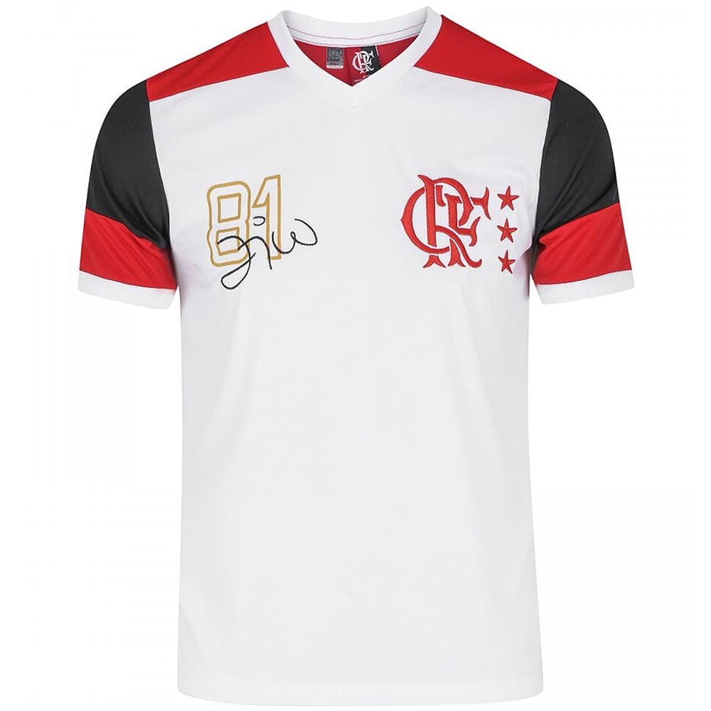 Camisa Retrô Flamengo Mundial 81 Zico DRY Masculina Oficial