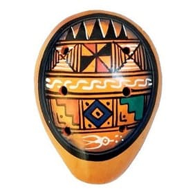 Ocarina Peruana Cerâmica Pintada a Mão Cor Sortida LOC