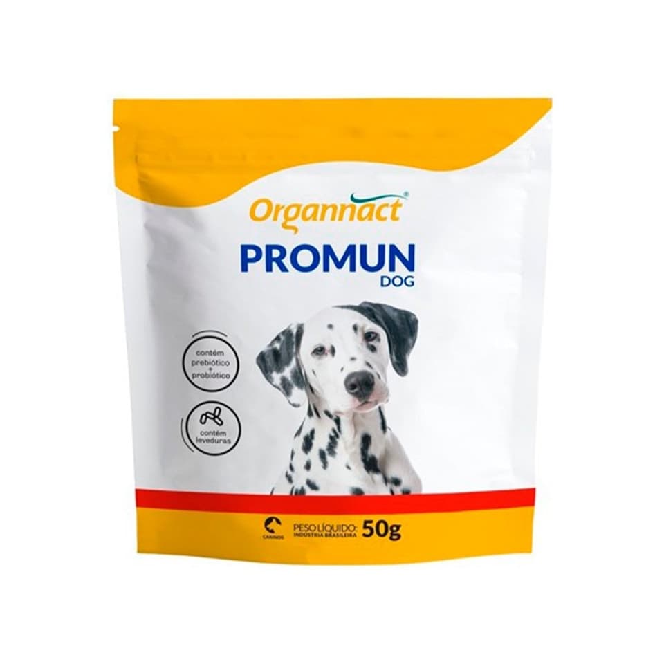 Promun Dog 50g Suplemento Vitamínico Organnact