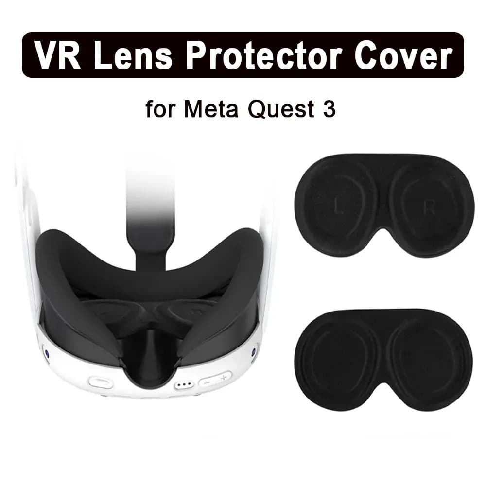 Para Meta Quest 3 VR Lente Protetor Capa À Prova De Poeira Anti-Risco Tampa Substituição Oculus Acessórios Do Jogo