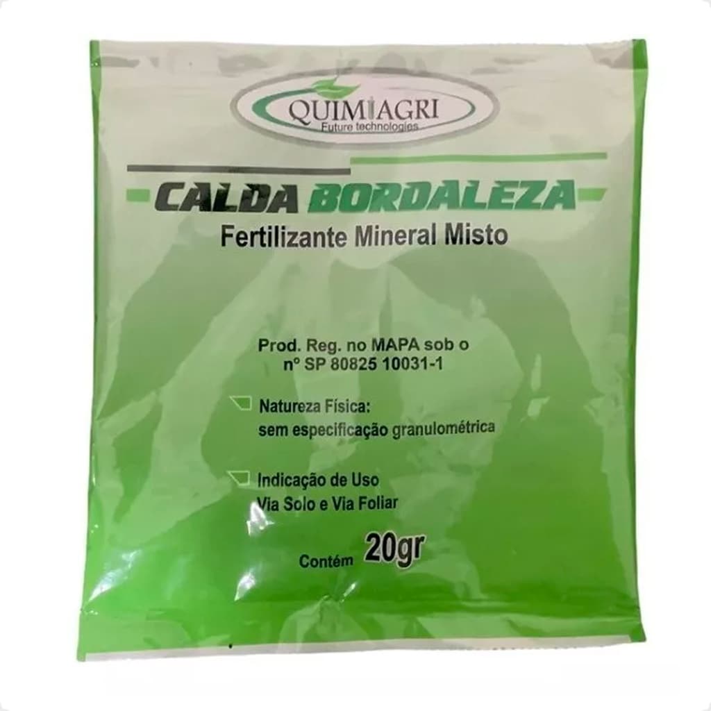 Calda Bordaleza Quimiagri Fertilizante Mineral Misto - 20 g