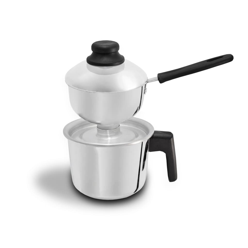 Cuscuzeiro Individual Nordestino em Alumínio Puro com Acabamento Polido