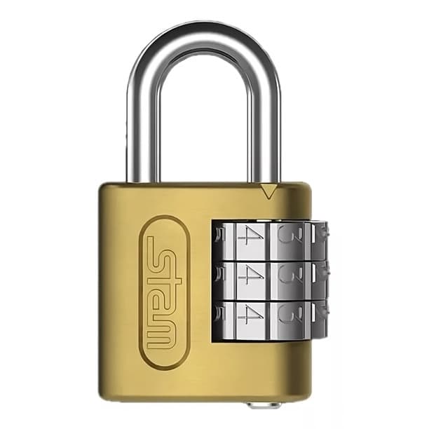 Cadeado de Segredo com Senha Original 25mm Latão - Stam