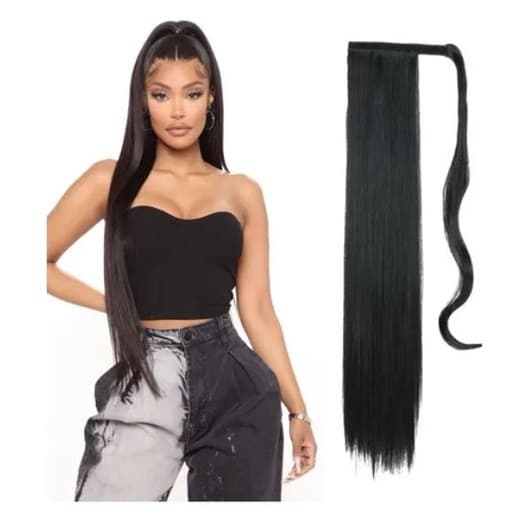 Rabo De Cavalo De Faixa Com Amarra De Cabelo Camuflado e Gancho