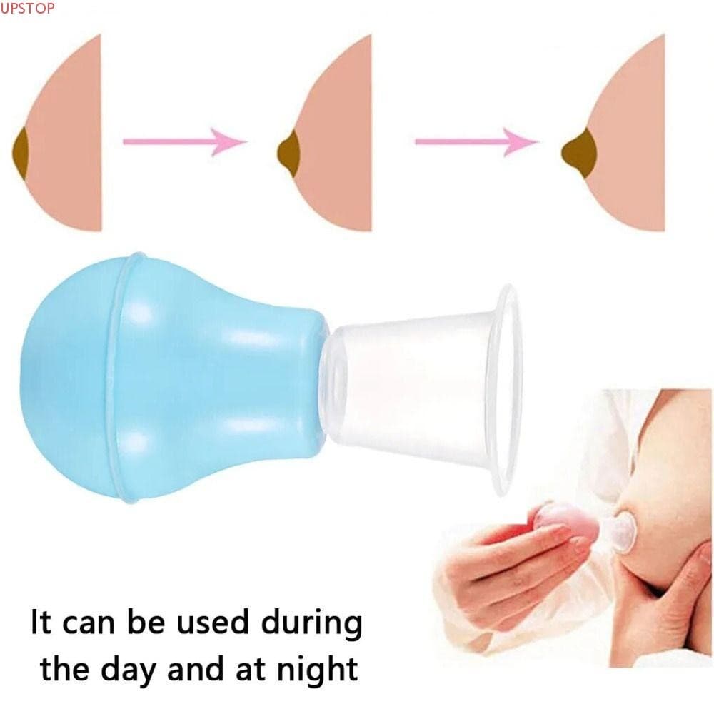 Corretor De Mamilo UPSTOP , Extrator Invertido De Silicone PP Retração Plana De Bico De Borda Lisa