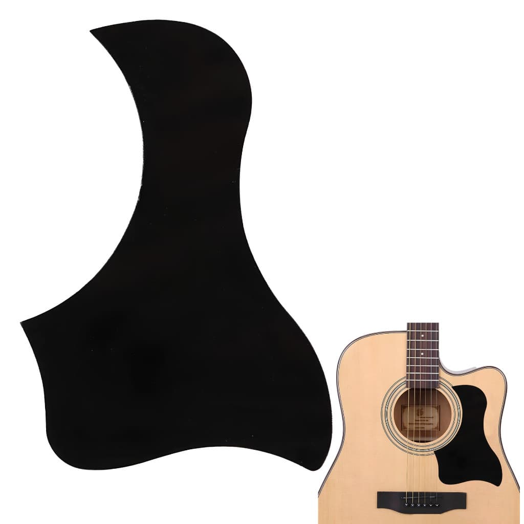 Escudo para Violão Folk Jumbo Classico Aço Nylon Preto