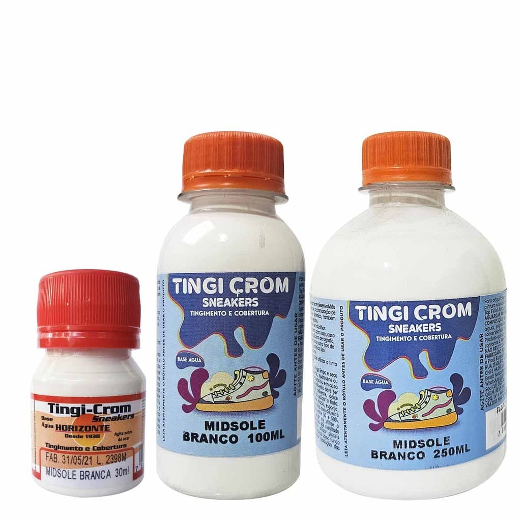 Tinta para solados, tênis midsole sneakers