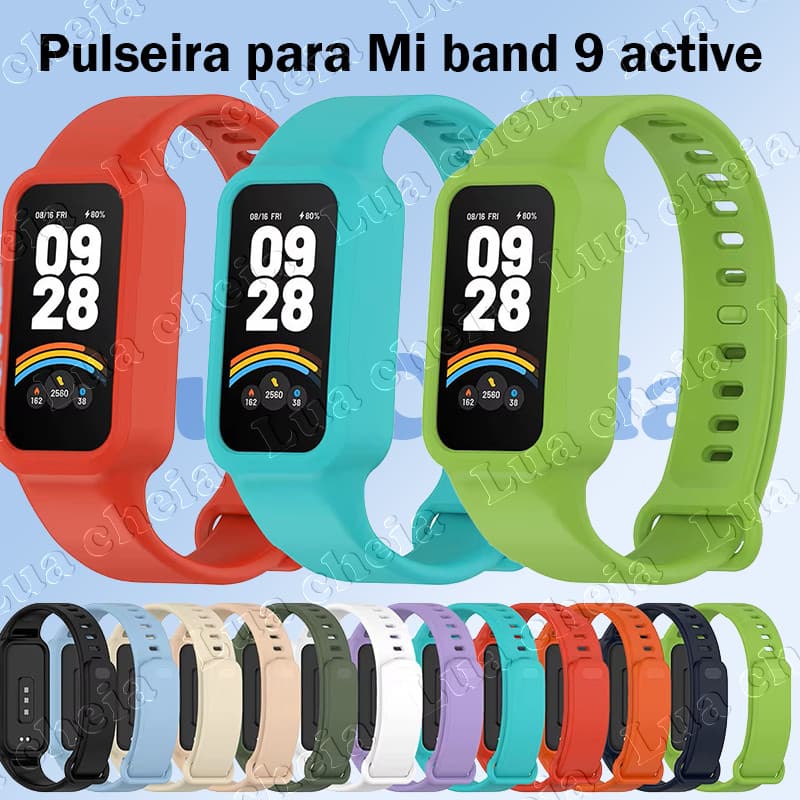 Lua cheia PULSEIRA DE SILICONE PARA XIAOMI MI BAND 9 ACTIVE / REDMI BAND 3