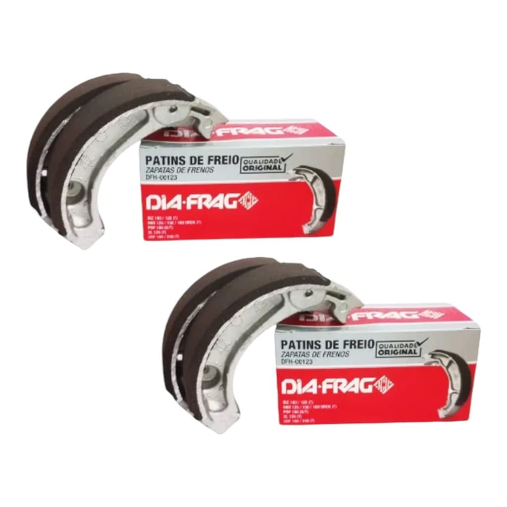 Kit Lona Freio Honda Pop 110i POP 100 DIANTEIRO E TRASEIRO