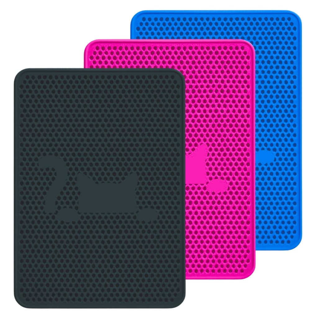 Tapete Limpa Patas Higiênico Para Gatos Anti Sujeira Coletor De Areia Dupla Camada