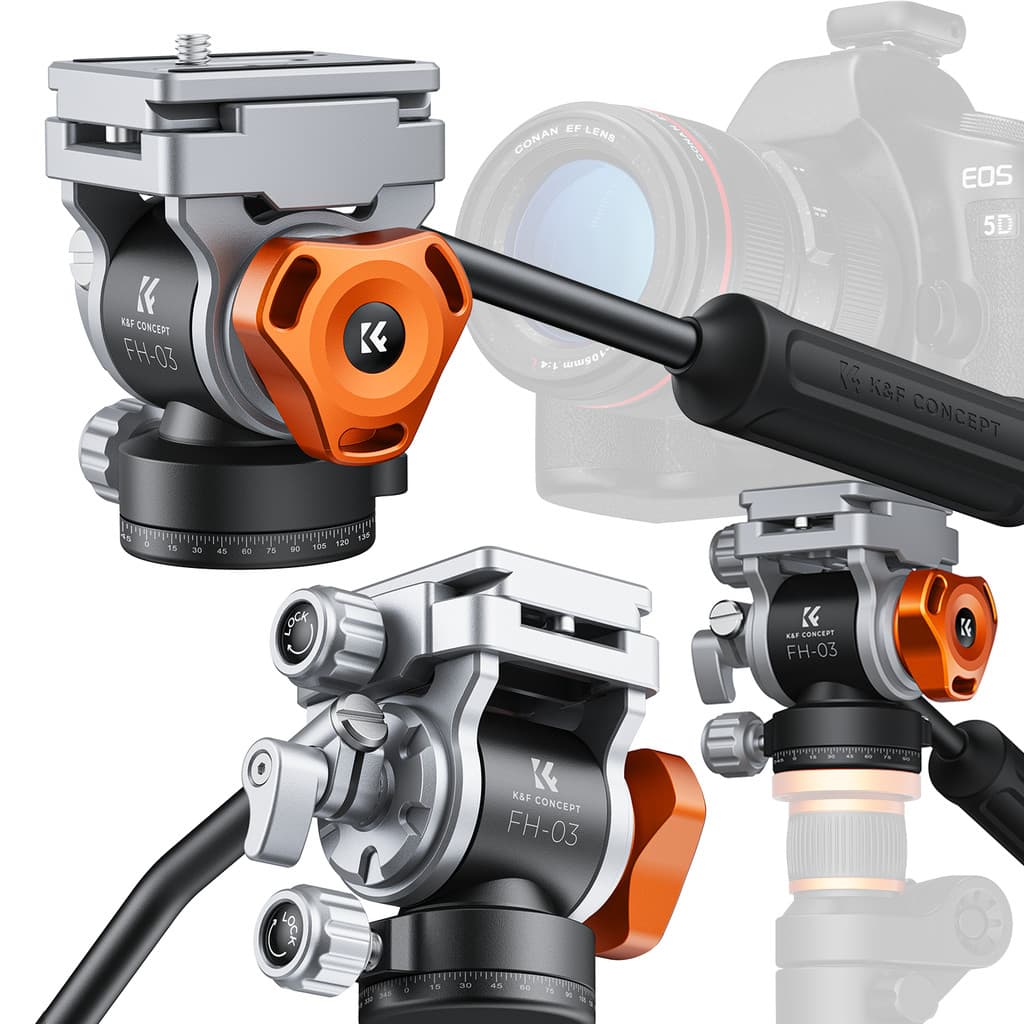 Cabeça de Tripé Hidráulico Ajustável Multi Angulo Arca Swiss