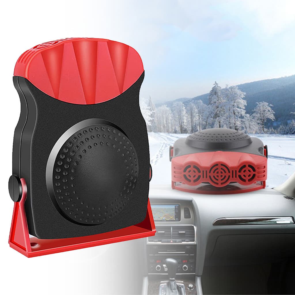 Aquecedor Prático De Carro De 3 Cabeças De Inverno , Ventilador De Aquecimento Elétrico Portátil Rápido , 12V Descongela