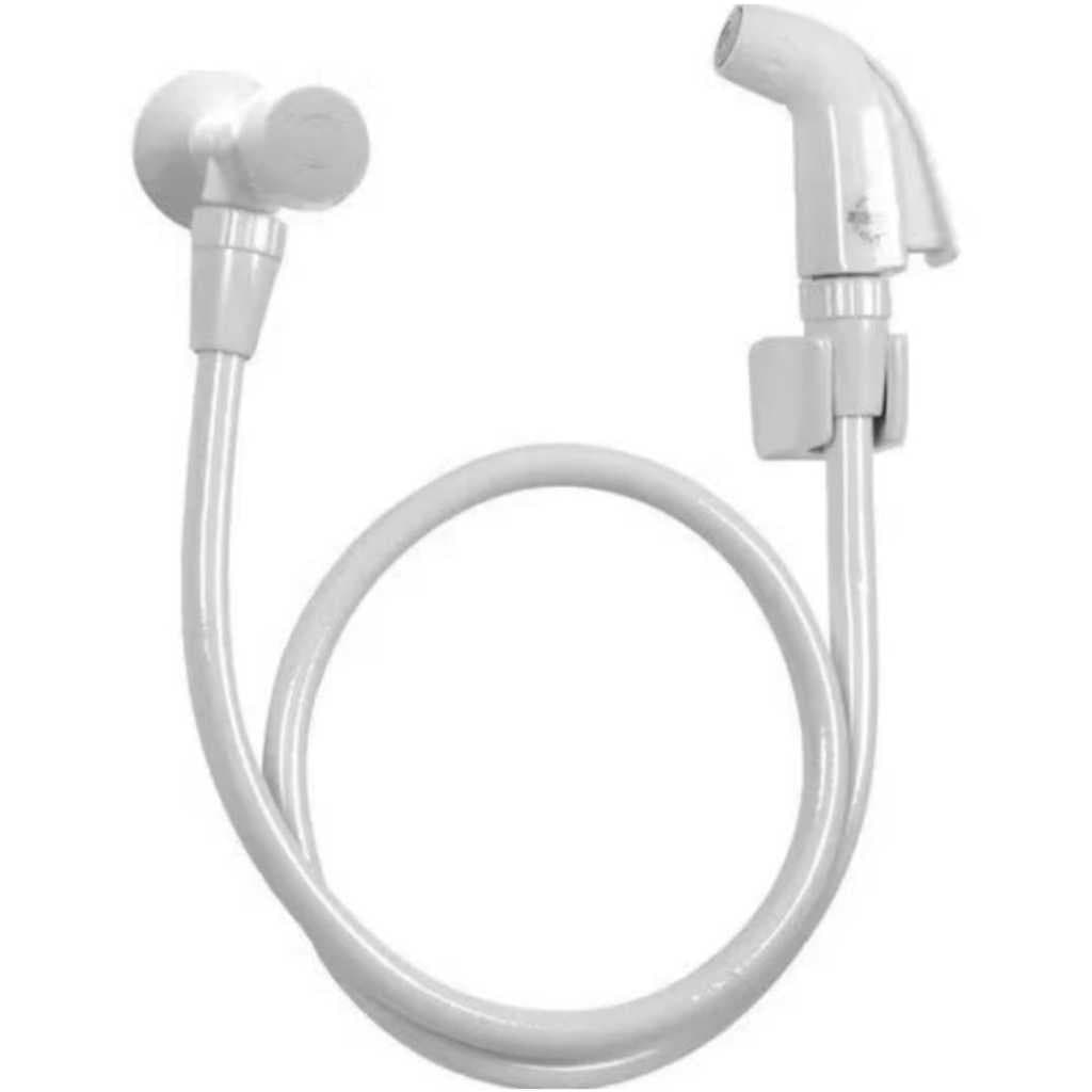 Ducha Higiênica PVC com Registro e Mangueira – Branca | Praticidade e Higiene 🚿✨