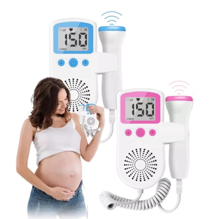 Monitor De Frequência Cardíaca Para Bebês Uso Doméstico Display De Gravidez Detector De Som Fetal Bebê JSL-T501