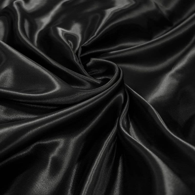 3m Tecido Cetim Preto