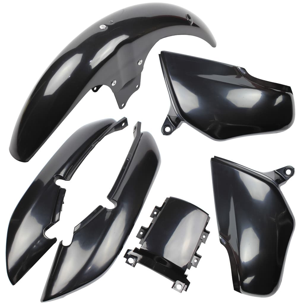 Kit Carenagem Cg 125 Titan 1995 A 1999 Preto