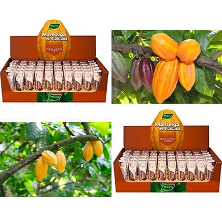 Kit 5/10/15/20/25 Unidades Bálsamo Labial Manteiga De Cacau-Hidratação Diária | Cosméticos Farmáuticos