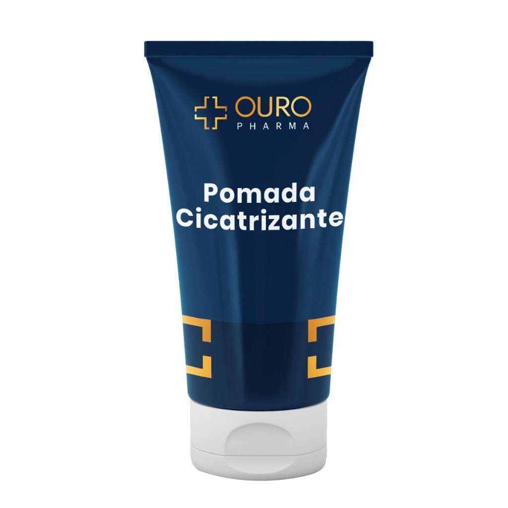 Pomada Calêndula 10% Cicatrizante Antisséptica no Tratamento de Acnes, Eczemas 30gr, 60gr ou 100gr