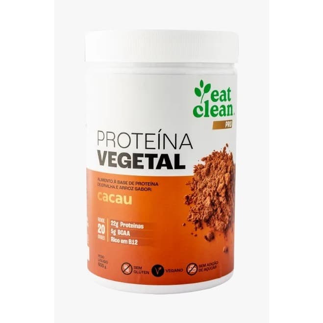 PROTEÍNA VEGETAL CACAU EAT CLEAN 600g