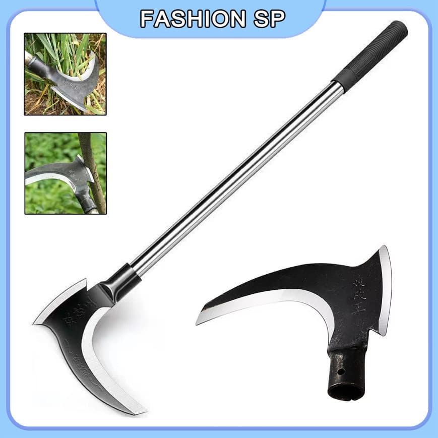 Ferramentas Agrícolas Foice De Corte De Aço Manganês De Dupla Finalidade Foice De Corte Duplo