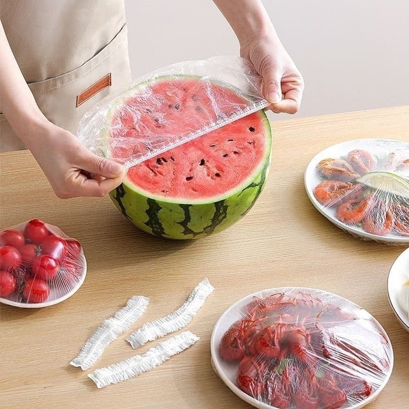 Conjunto 80 Saco Transparente Descartáveis Para Armazenamento De Alimentos