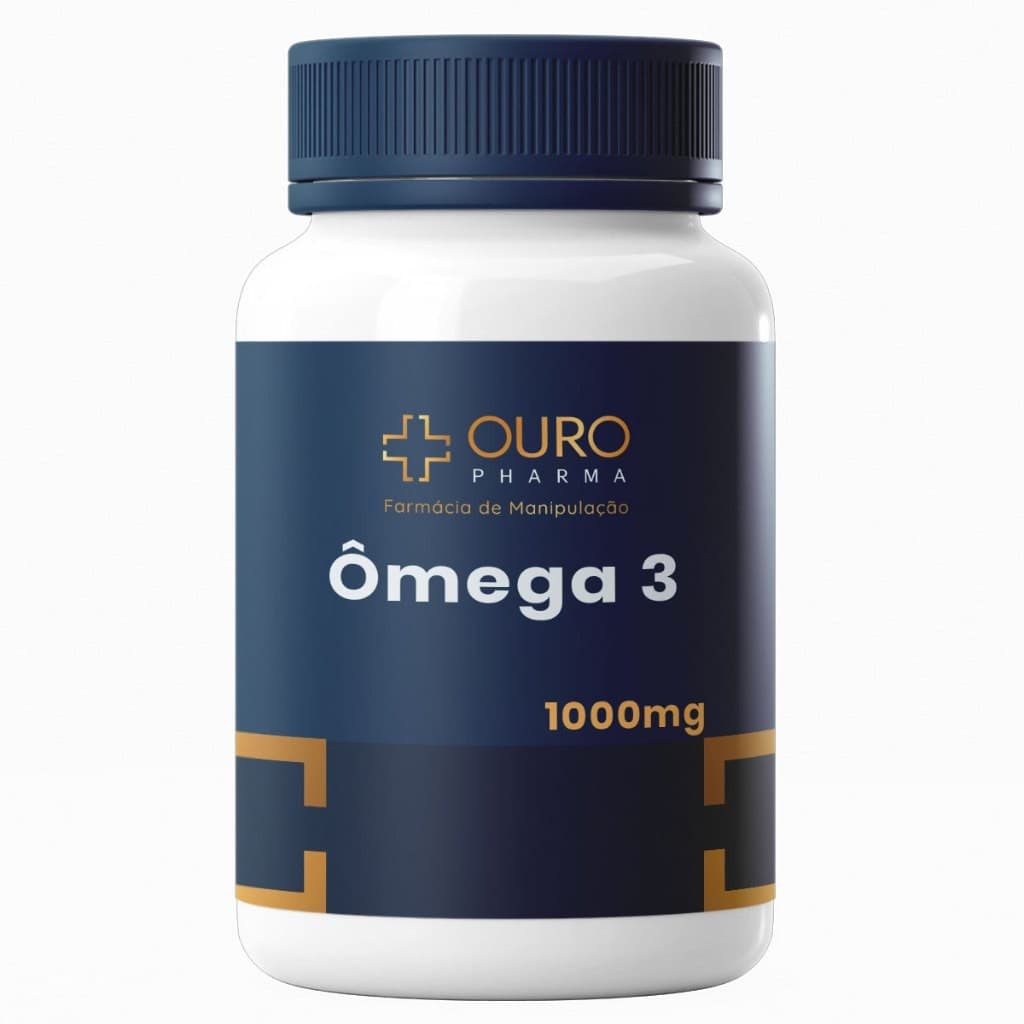Omega 3 1000mg Ouro Pharma - Omega 3 Livre De Metais Pesados Original Nota Fiscal