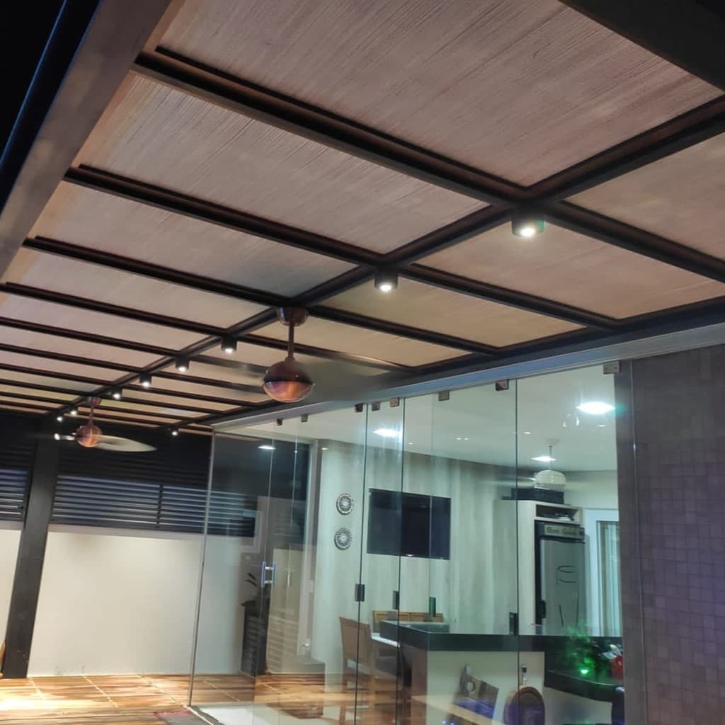 Rolo De Esteira De Palha Junco Natural Pergolado Cobertura Decoração 80cm X 10mt