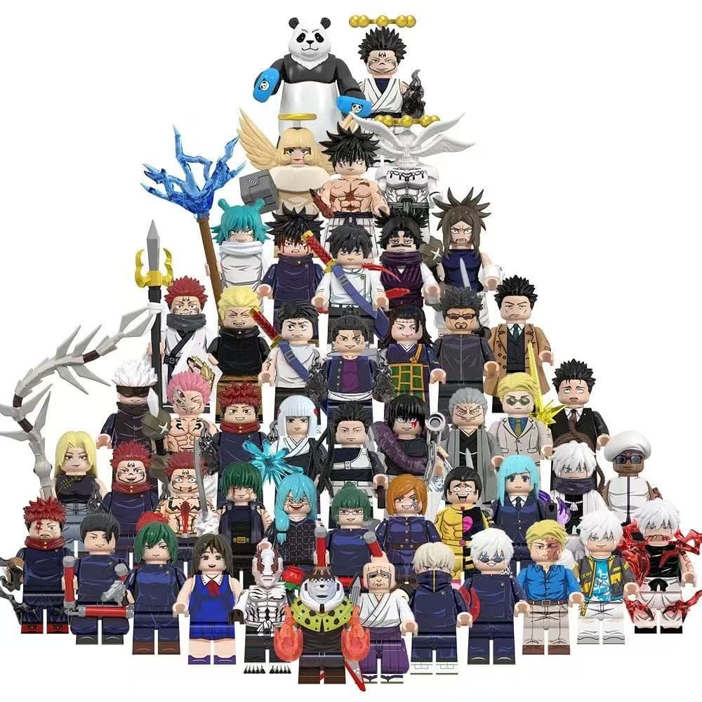 WM6200 WM6201 WM6202 Series Anime Action Figure Bloco De Construção Coleção Brinquedos Para Criança