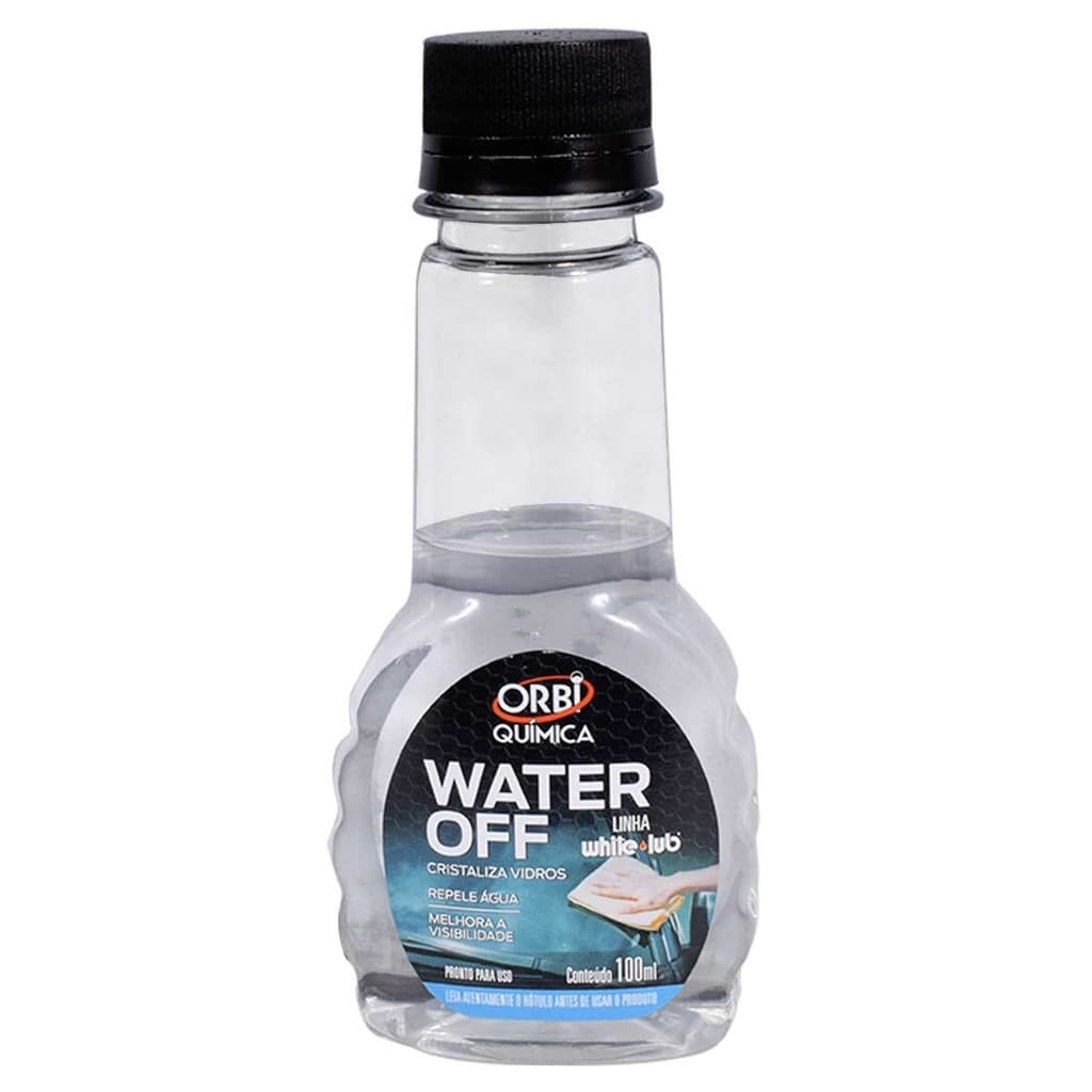 Cristalizador Para-brisa Water Off 100ml Orbi Repele A Água
