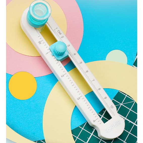 2-20cm Cortador Circular De Papel De Com Balança Ajustável Portátil Para Composto