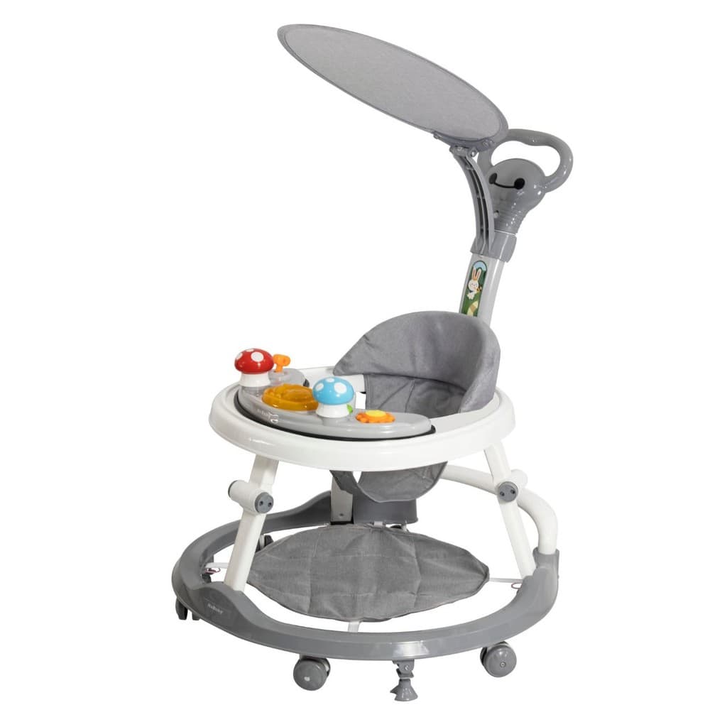 Andador Infantil Para Bebê Com Capota e Brinquedo Musical - Kababy