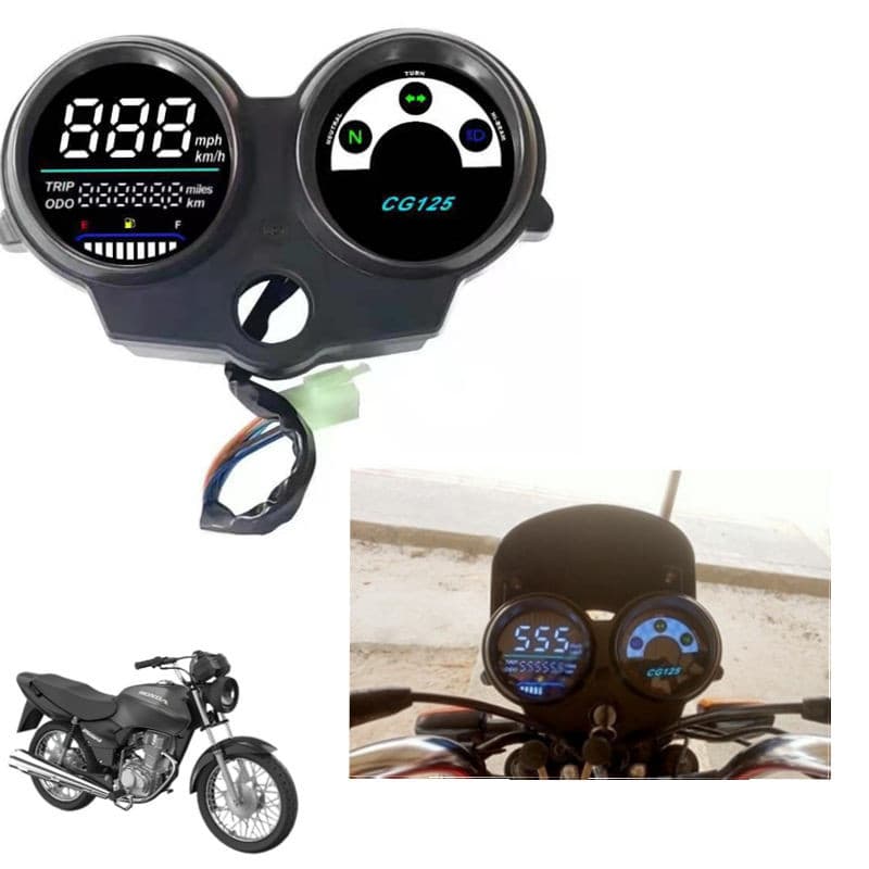 Para Honda Fan125 CG125 TITAN 125 2005-2013 Painel Digital LED Velocímetro Eletrônico Da Motocicleta
