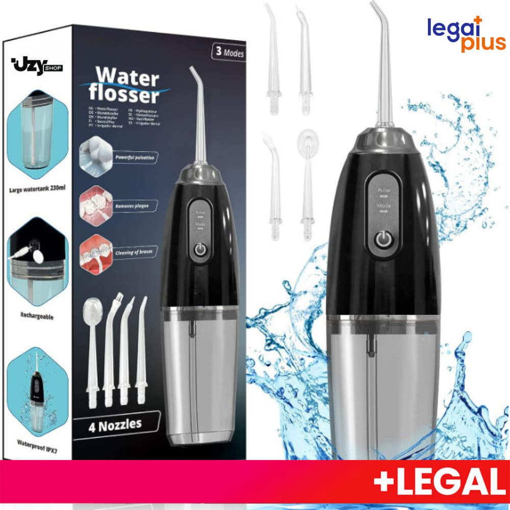 Irrigador Oral Recarregável Sem Fio - Water Flosser Profissional com Bateria Longa Duração