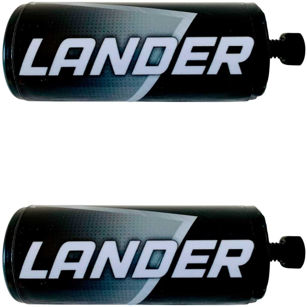 Lander Tubo Par Slider Protetor Carenagem Motor Tanque Preto Pedal Moto para Mata Cachorro