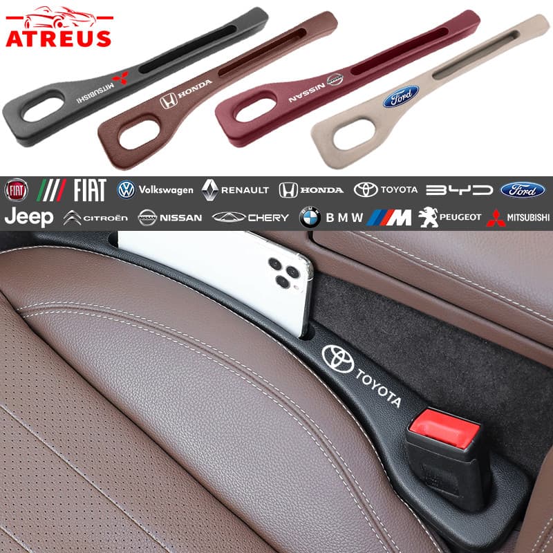 [Atreus] 2Pçs Carro Plug De Enchimento De Tampas À Prova De Vazamentos De Assento De Tira Costura Lateral Anti-Queda