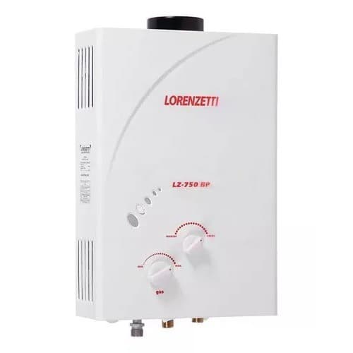 Aquecedor de Água a Gás LZ 750 BP Gás Natural Lorenzetti
