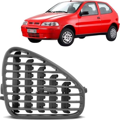 Difusor De Ar Central Esquerdo Palio Strada 01 A 04 Cinza