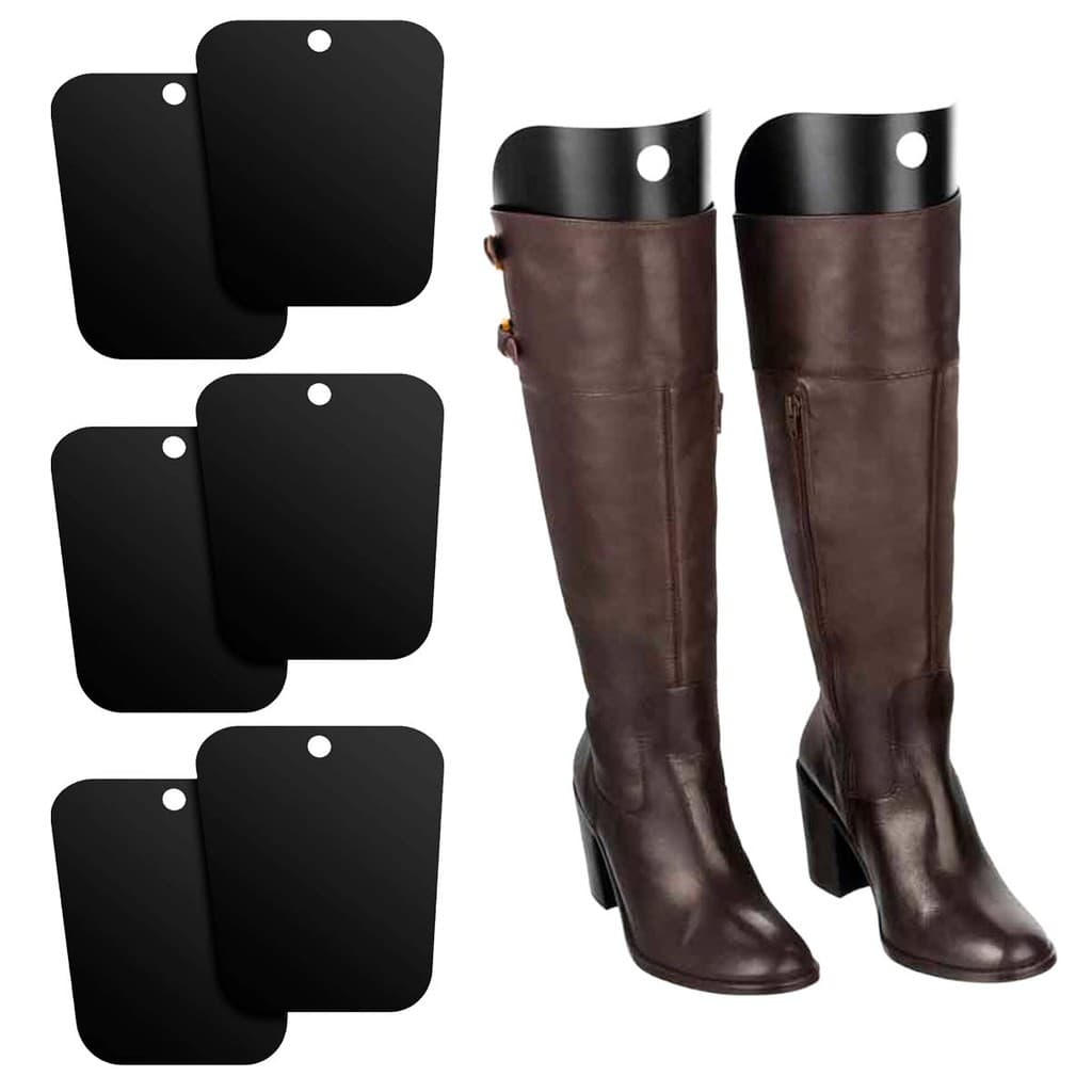 Kit 3 Pares de Suporte Flexível Para Botas Par Calçados Cano Alto Longo