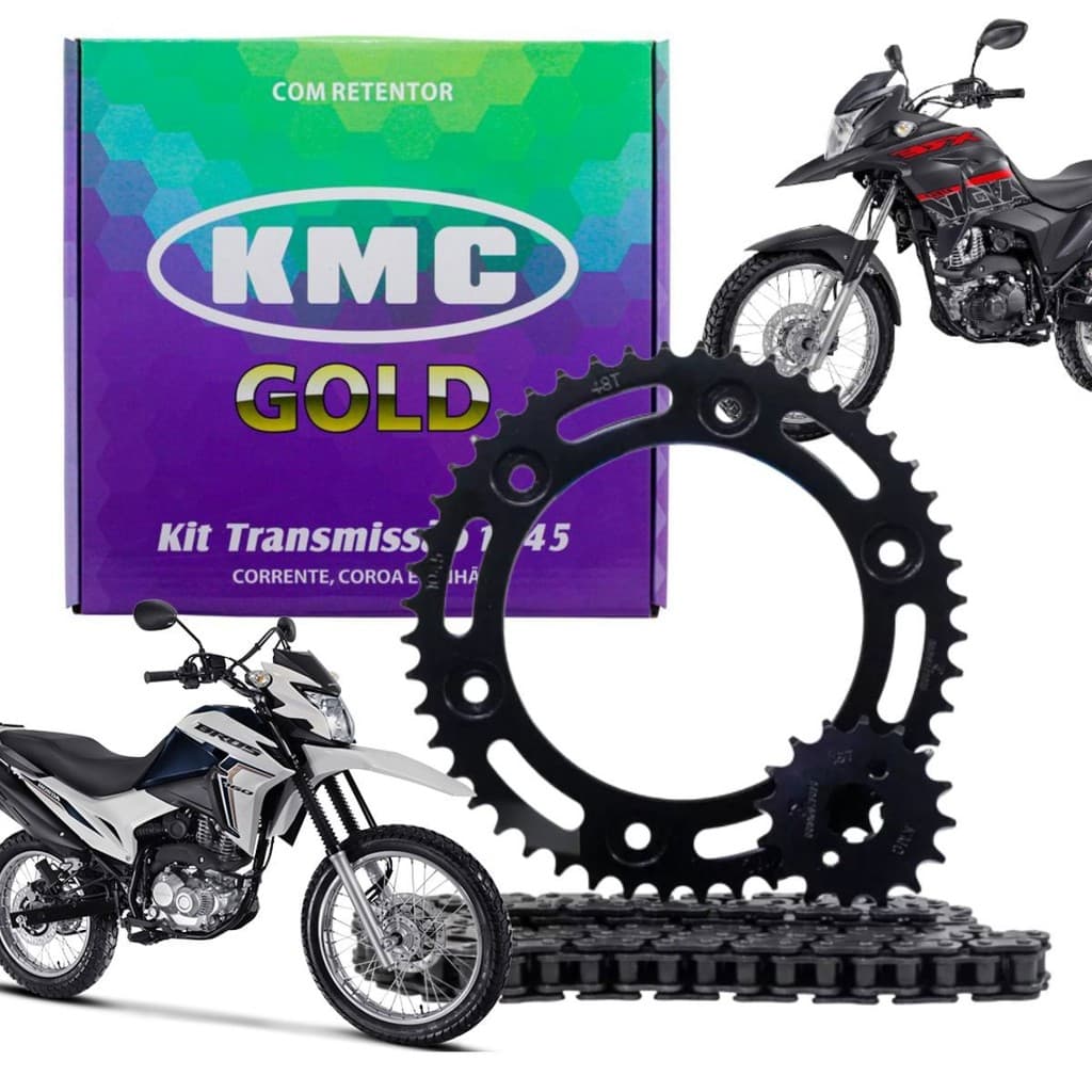 Kit Relação Nxr Bros 160 2015 2025 Com Retentor Original Kmc