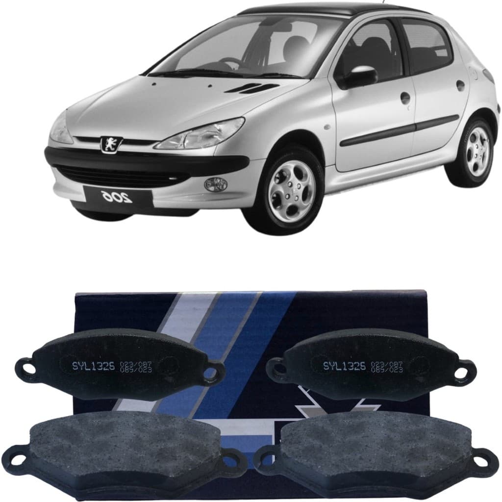 Pastilha Freio Dianteiro Syl Peugeot 206 1.4 1.6 1999 A 2009
