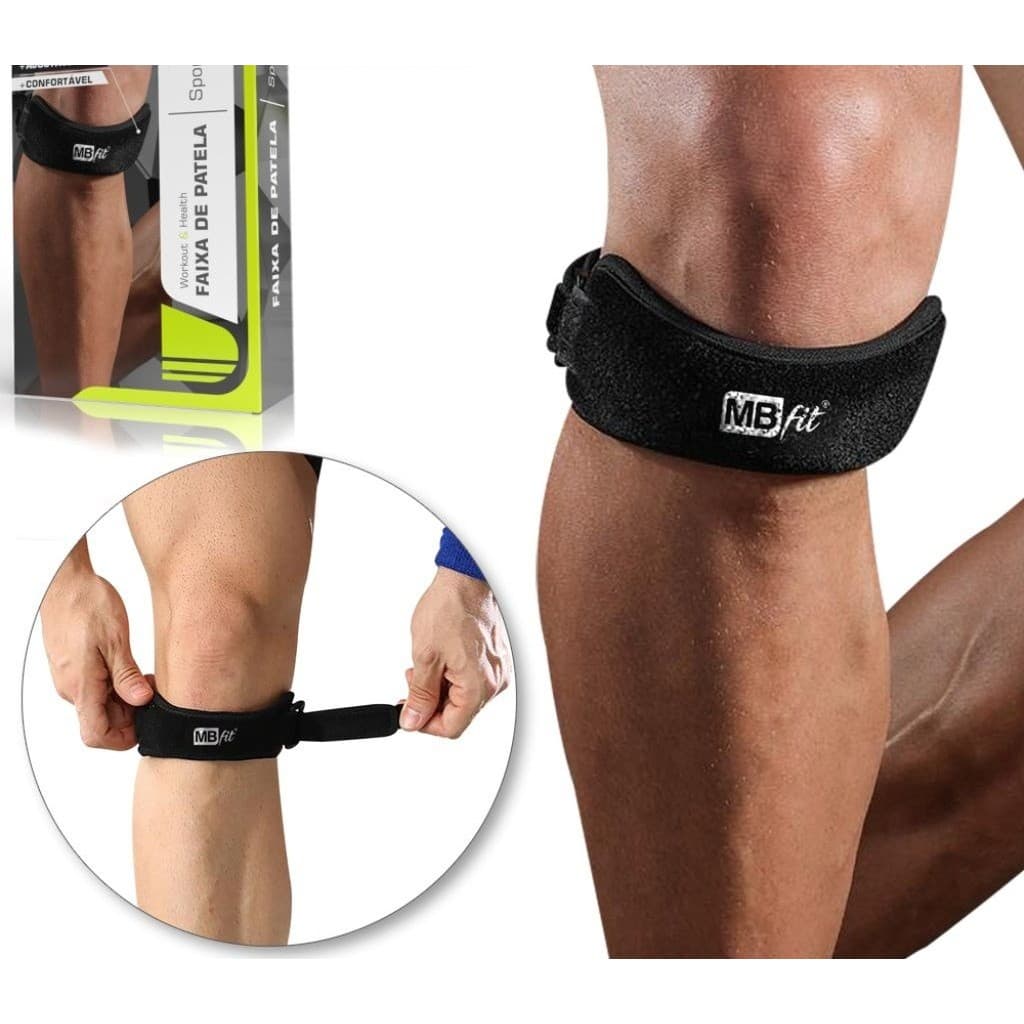 Faixa Tira Sub Patelar Joelheira Esporte Ajustável