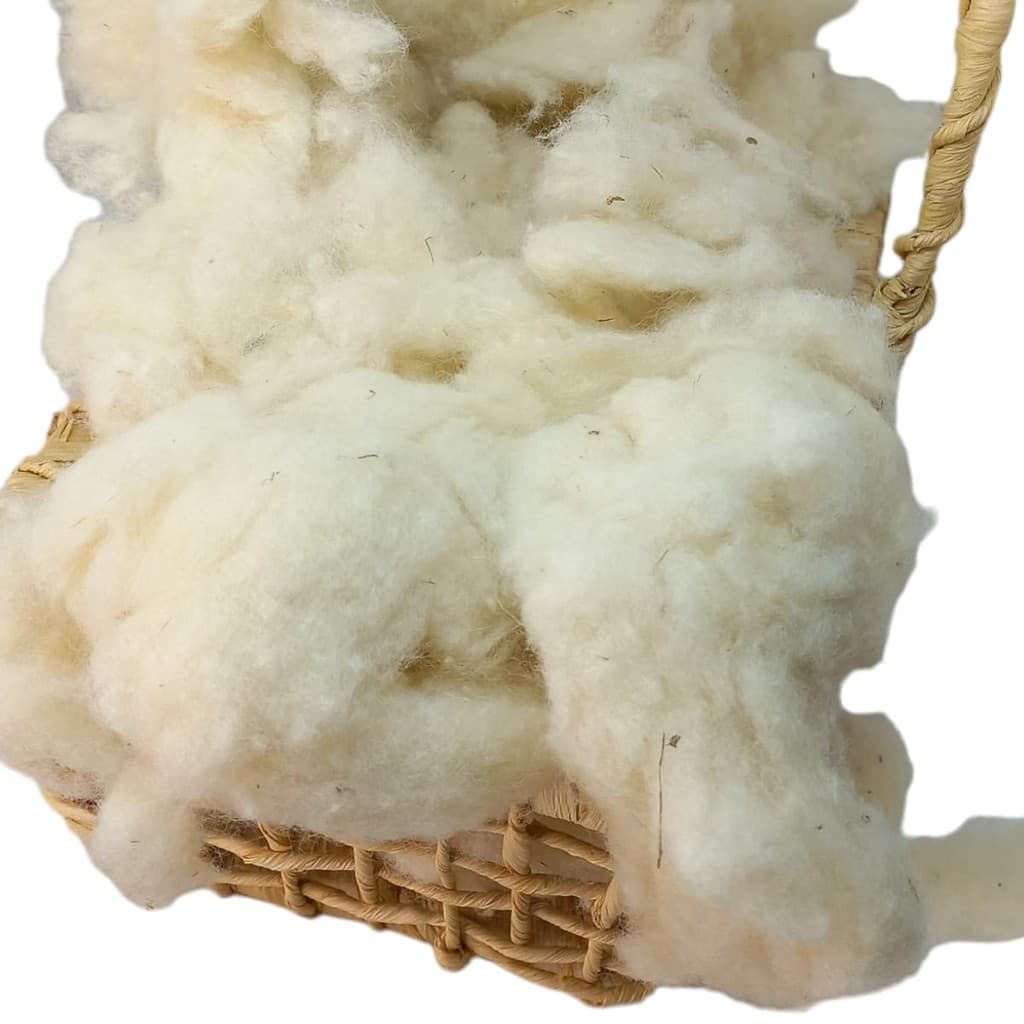 Lã Lavada para enchimento - 1 Kilo