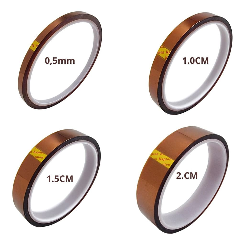 Fitas Kaptom Térmica Alta Temperatura Rolo 33m Profissional