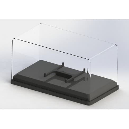 Hot Wheels Expositor - Individual Base Preta Escala 1/64