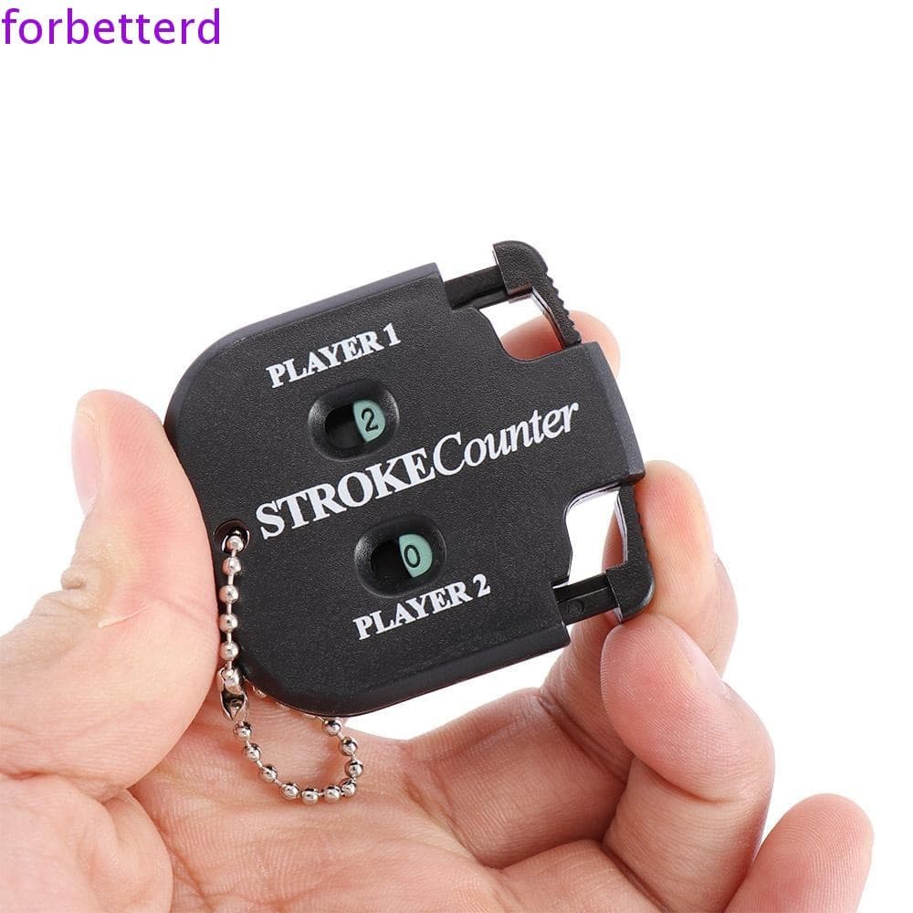 Contador De Pontuação FORBETTERD Plástico Portátil Com Chaveiro Auxiliares De Treinamento Duráveis Tiro De Golfe