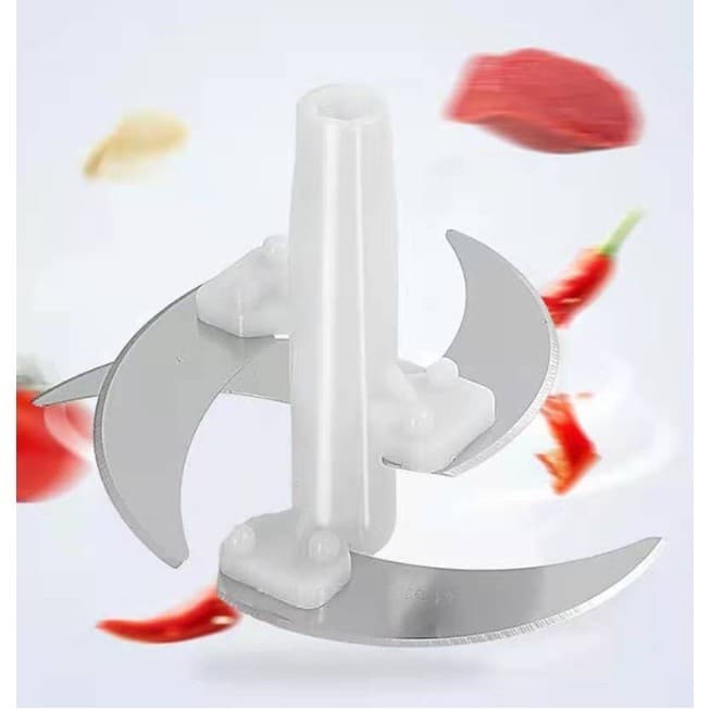 Processador de alimentos Três Lâminas Mixer e Trava de Segurança Manual 1.5L